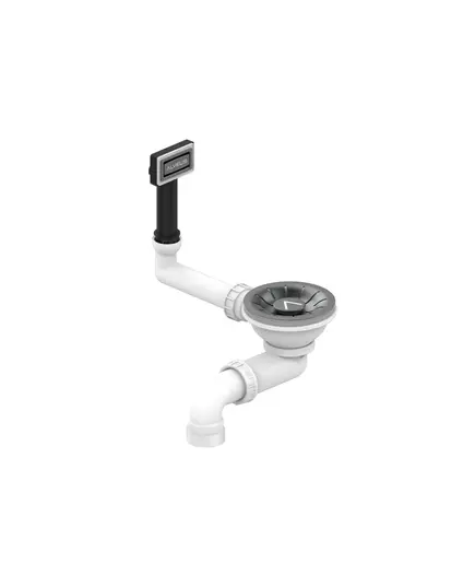 Alveus 3 1/2 QUICK CLOSE ANTHRACITE  с рамкой и заглушкой (жесткий отвод)