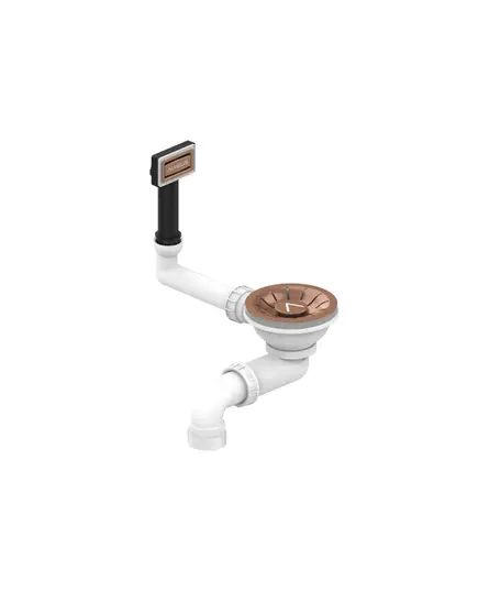 Alveus 3 1/2 QUICK CLOSE COPPER с рамкой и заглушкой (жесткий отвод)